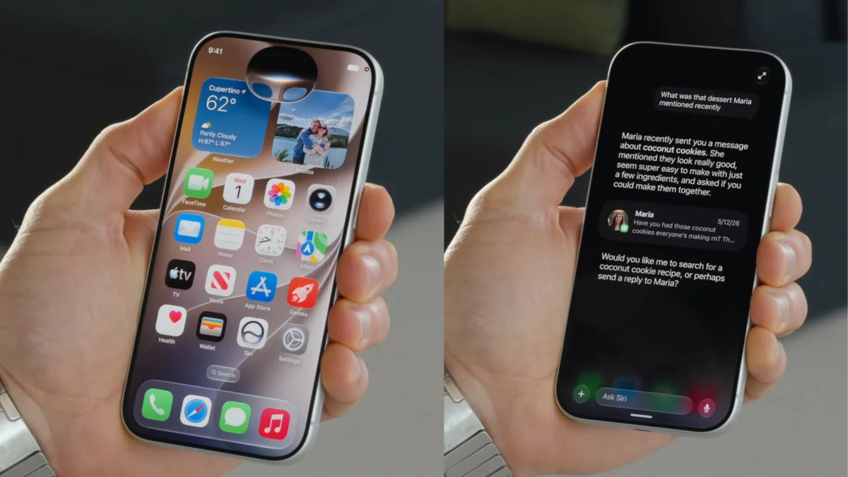 Siri com IA: o que muda na leitura de tela e automação no iOS 27