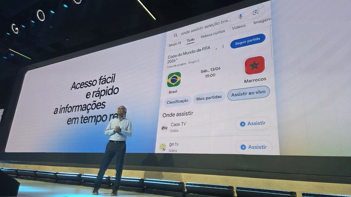 Google integra IA generativa e dados em tempo real para a Copa 2026